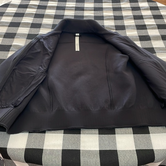 Lululemon NTS Jacket Black Full Zip Pockets SOFT Super Stretch Spacer Fabric 4 - Picture 6 of 16